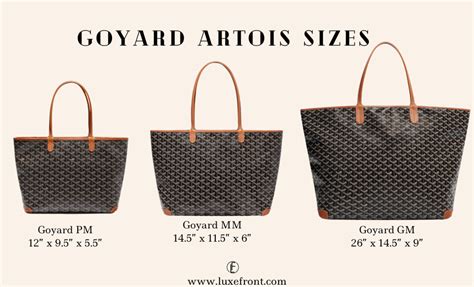 goyard artois dimensions